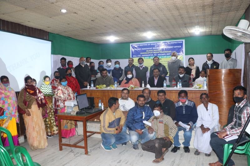 Video of Review Meeting and Inspection of Gram Panchayat-Haridaspur