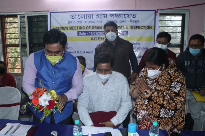 Video of Review Meeting and Inspection of Gram Panchayat- Talowan