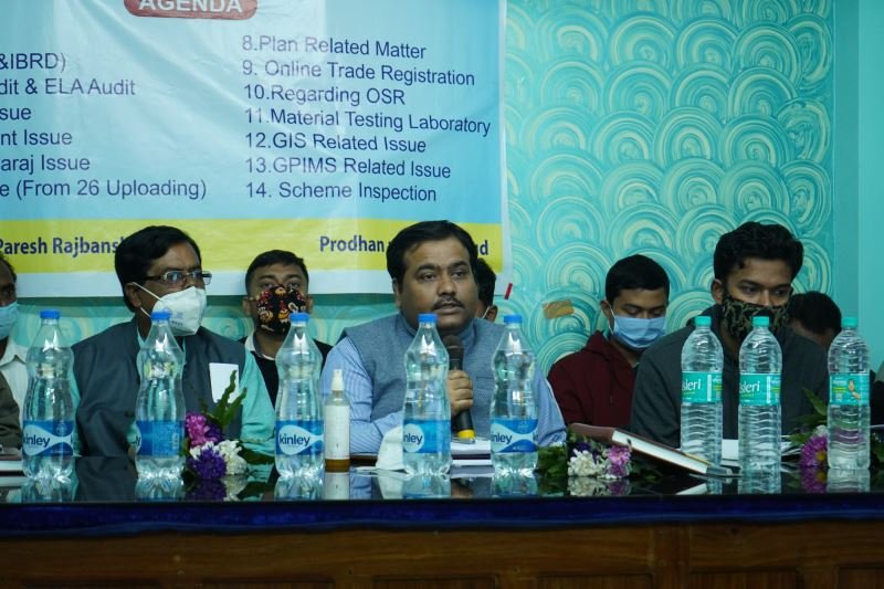 Video of Review Meeting and Inspection of Gram Panchayat - Amdole
